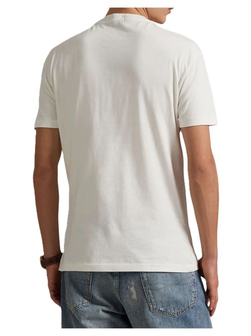 Polo Ralph Lauren T-shirt Polo Bear Polo Ralph Lauren | 710P00085001FA25 DECKWASH WHITE HRTG